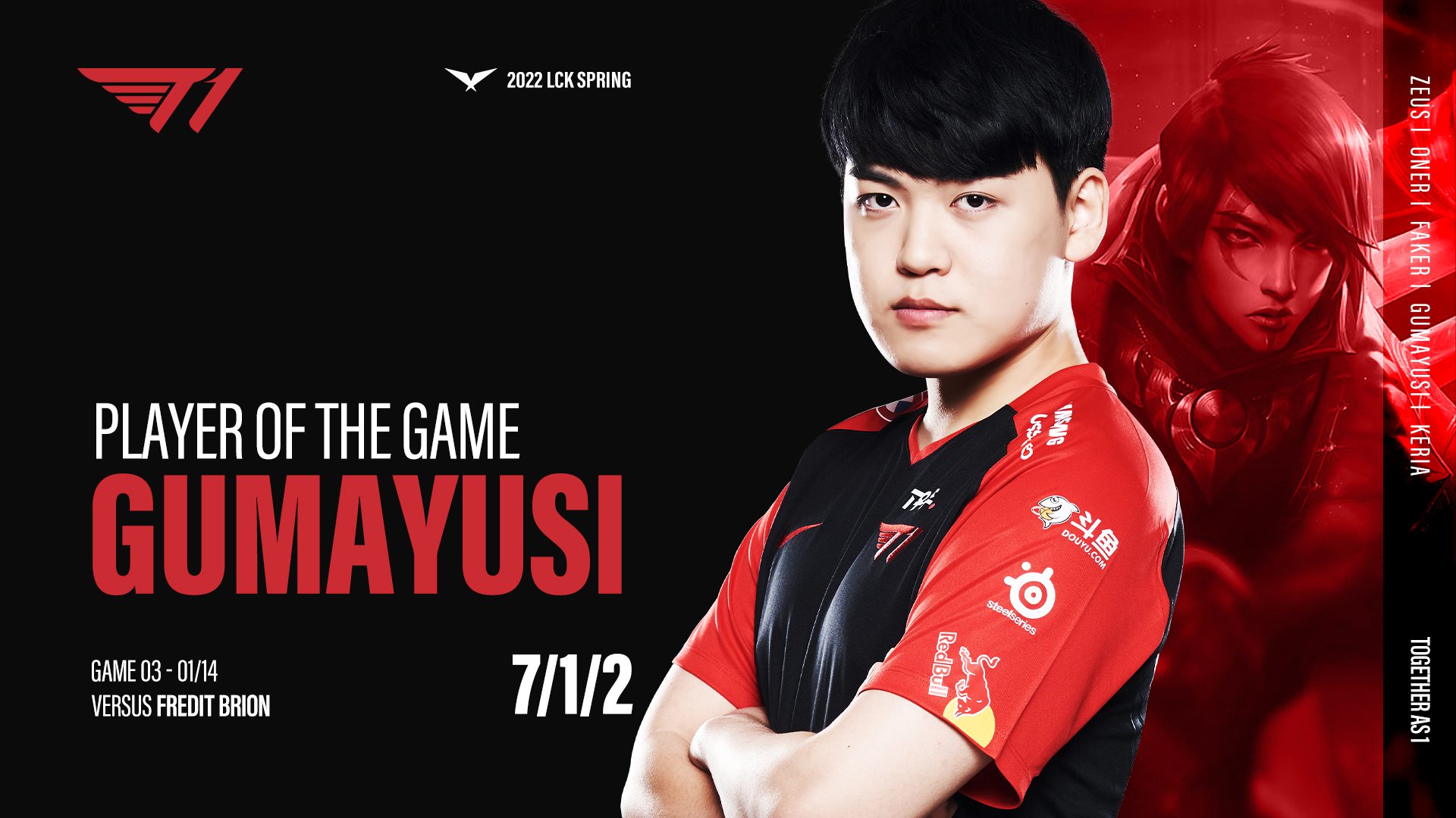 Gumayusi is the MVP of games 2 and 3 in T1's victory over BRO