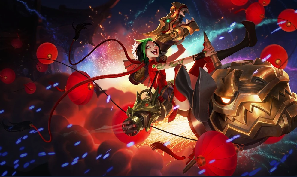 With a champion like Jinx, who lacks mobility, it's easy to get caught out while farming