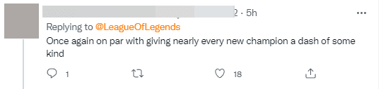 Many opinions complain that Riot is releasing too many champions with dashing abilities