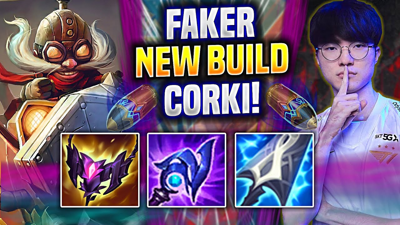 Corki can blow away the health of opponents with AP build