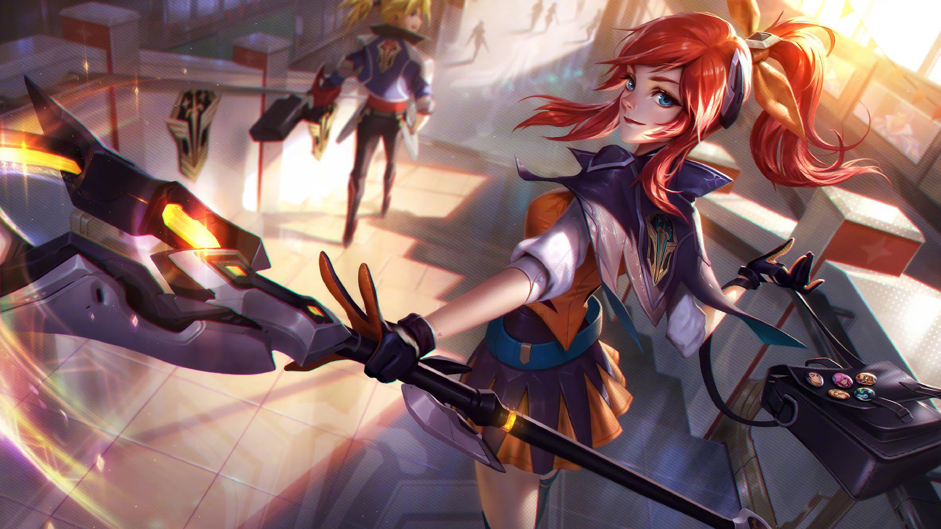 Lux becomes much more dangerous when equipped with defensive items