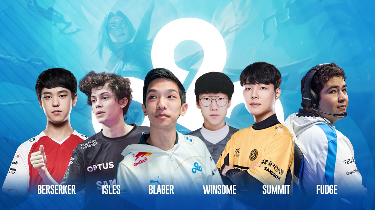 Cloud9's lineup for the 2022 season