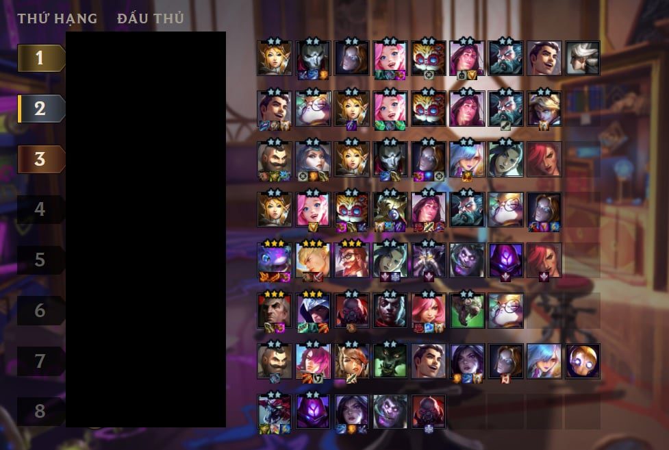A typical lobby at the Diamond rank where rerolling 3-star strategies are completely outclassed by Team Builder compositions