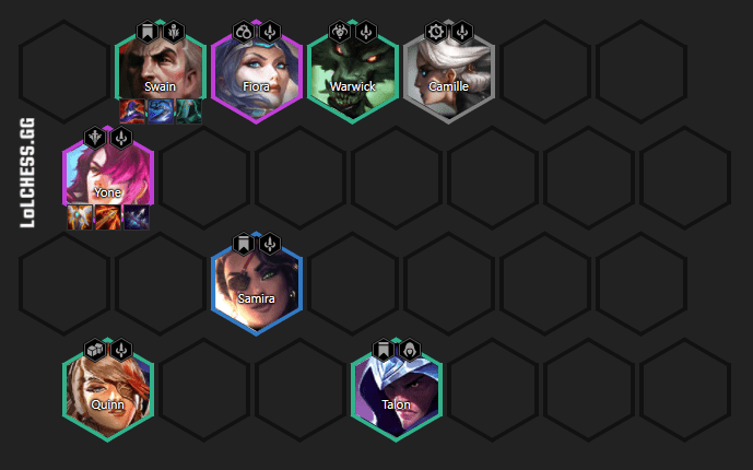 The Challenger composition with Samira as the carry will not be too affected