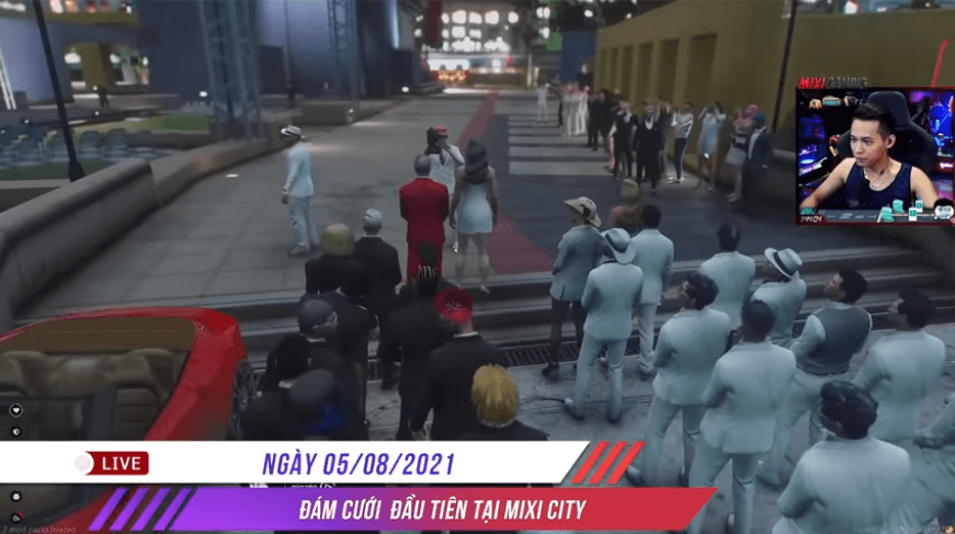 8/5/2021: The first wedding at Mixi City