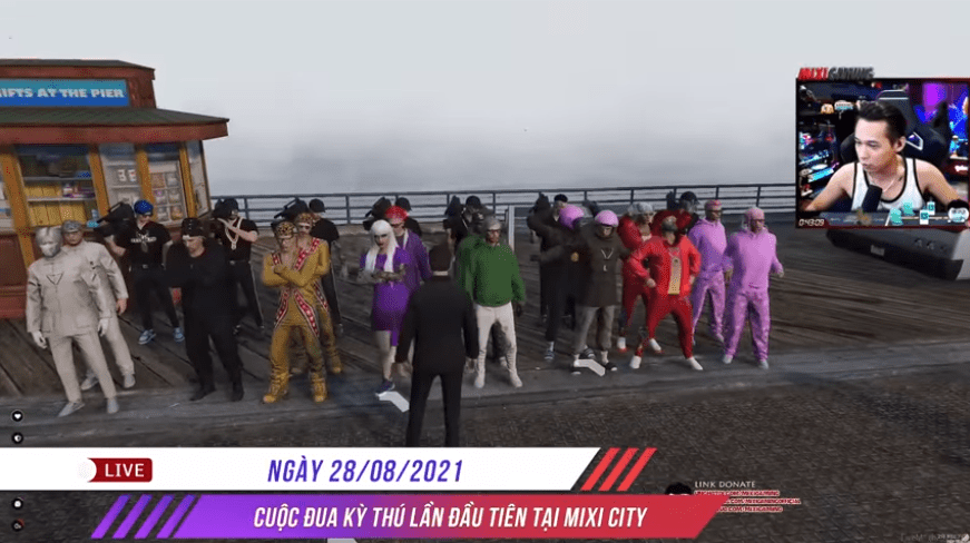 8/26/2021: The first thrilling race at Mixi City