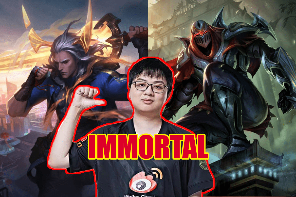 SofM's Immortality in games 2 and 3 with the champions Zed and Viego