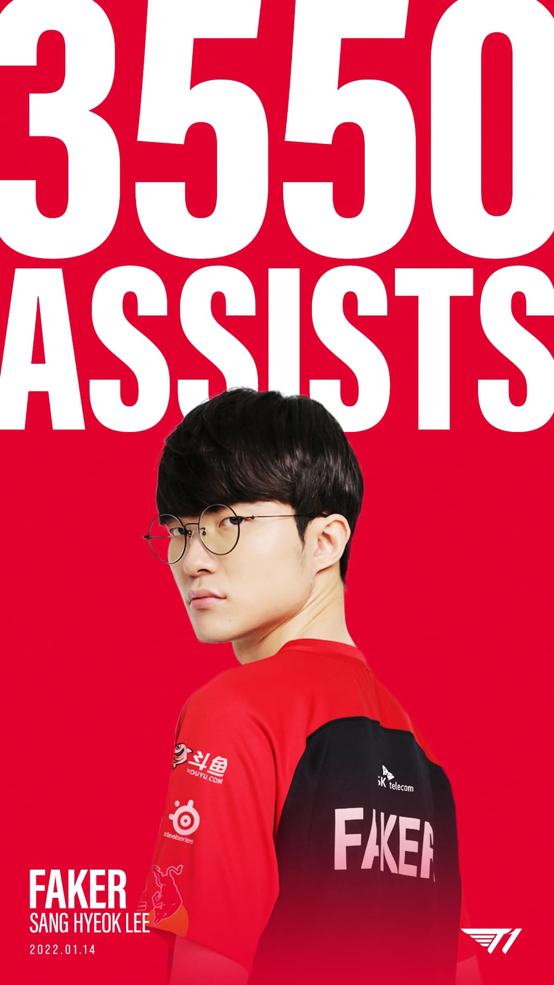 Faker had the opportunity to add to his kill and assist records