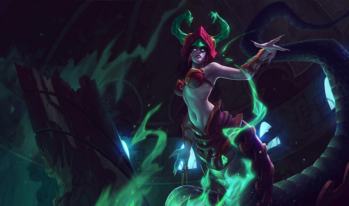 Cassiopeia Year of the Snake - the first skin released for the Lunar New Year associated with the 12 zodiac animals
