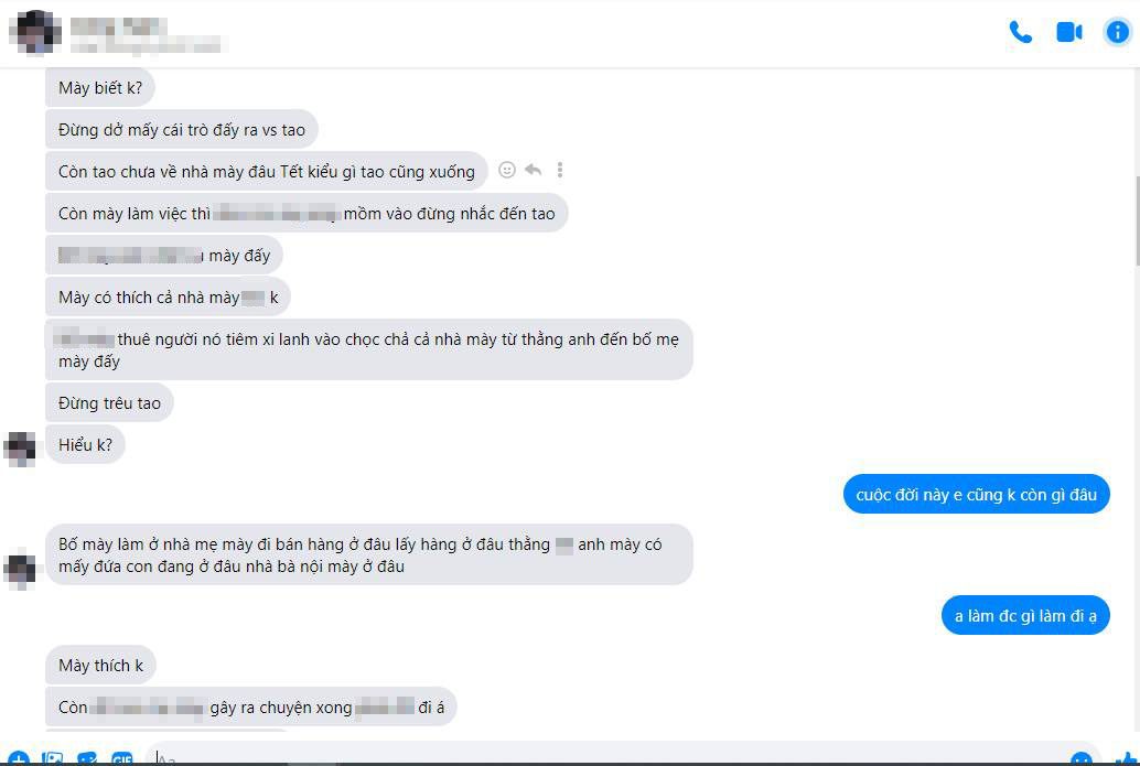 Sena's creditor sent threatening messages and didn't hesitate to violate the law on the first day of the new year