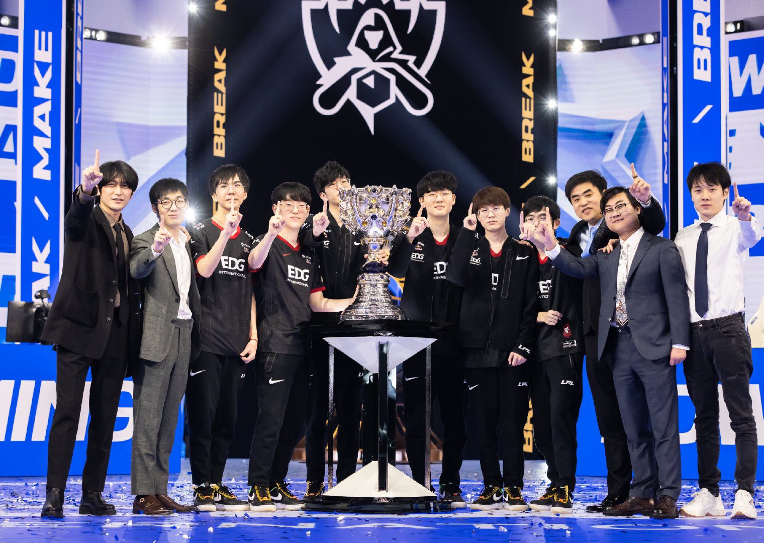 And no name from EDG was chosen