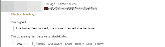 Many people relate the new champion to Statikk Shiv