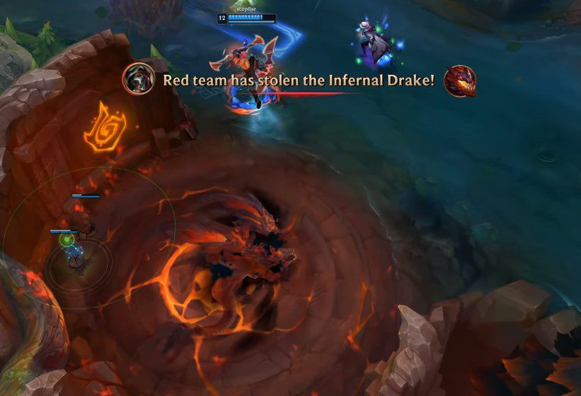 Damage from Red Buff is counted as Renata's, allowing her to steal objectives from that damage