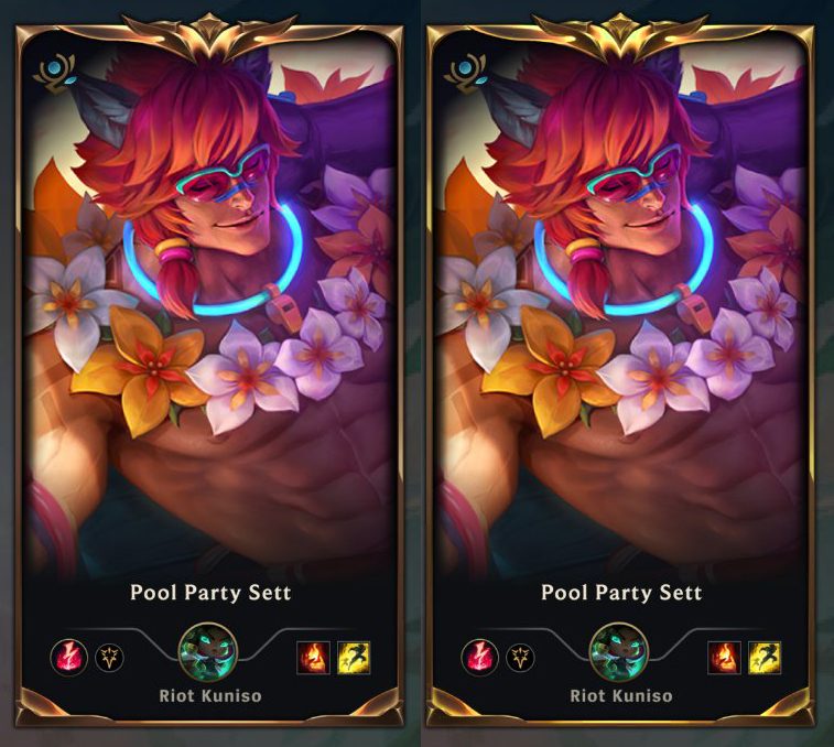 The upgraded Gold frame (on the right) will no longer look too basic and resemble the Bronze rank frame