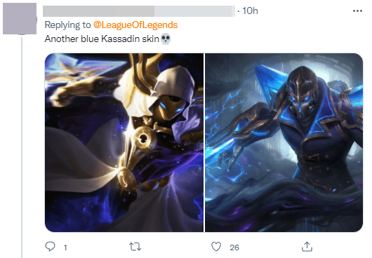 Another skin with a blue tone for Kassadin