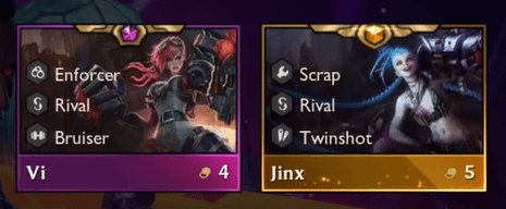 Vi and Jinx in patch 6.5 no longer belong to the Sibling trait