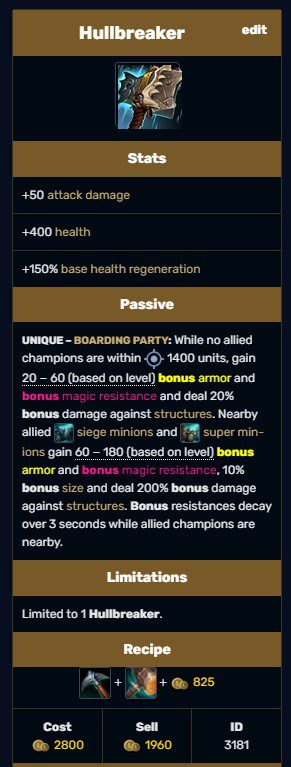Ranged champions like Graves or Jayce will struggle to use this item effectively in patch 12.5