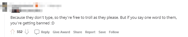 Because they don’t say anything at all, they can sabotage freely. But if they utter a single word, they would be banned immediately