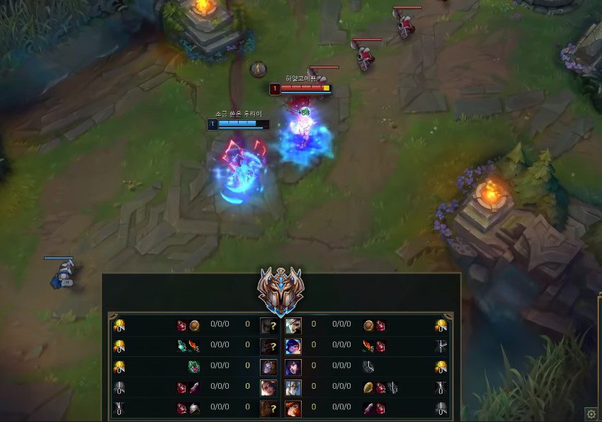 At level 1, Ahri can gain a significant damage advantage using Corrupting Potion and Electrocute