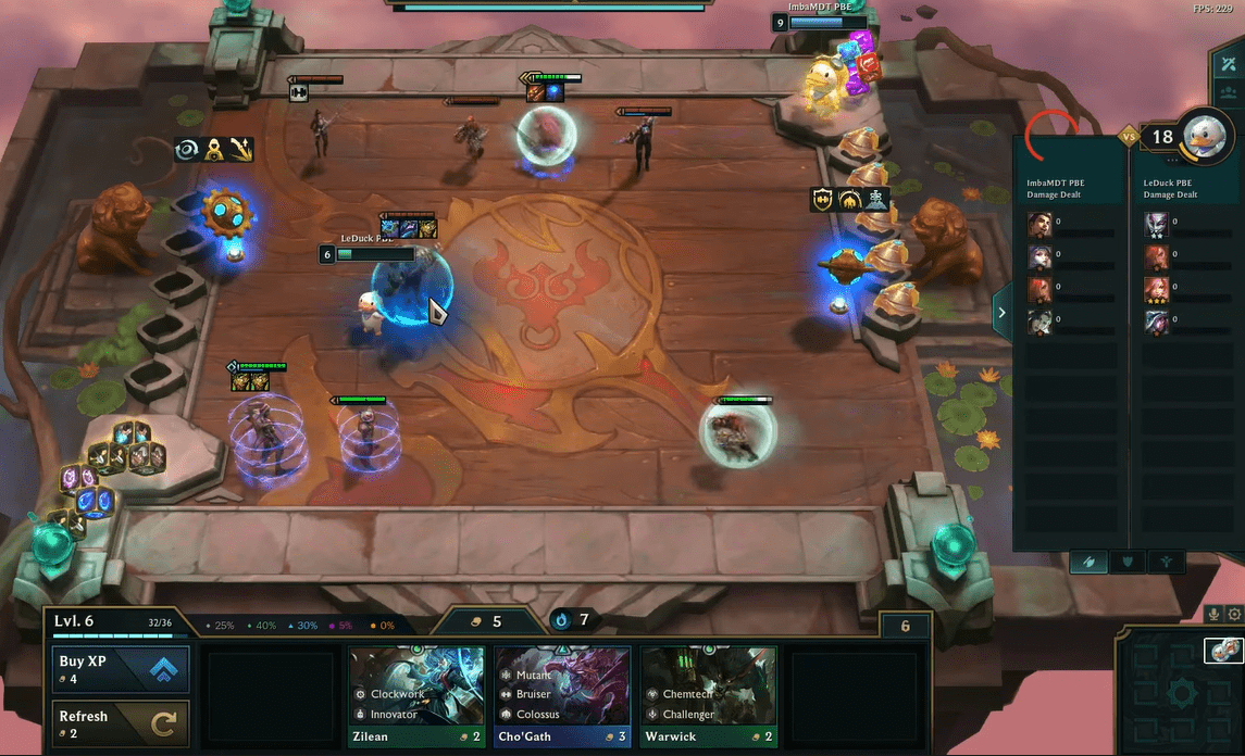 The unit is not disabled by the 4 Enforcer threshold because the system counts Katarina as a new unit
