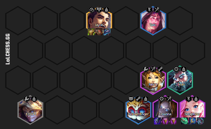 A typical Teamfight Tactics composition usually only has 2-3 champions carrying multiple items (except for Recycle compositions)