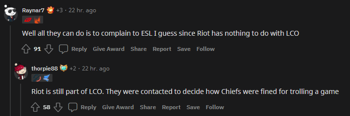 Some even believe that Riot has no say in the operation of the LCO (Oceania) besides punishing players