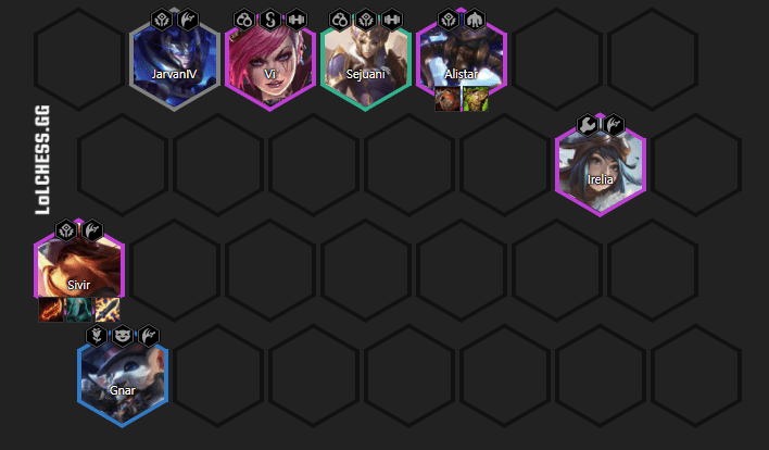 You can also aim for a 4 Tech - 4 Assault team if you find Irelia