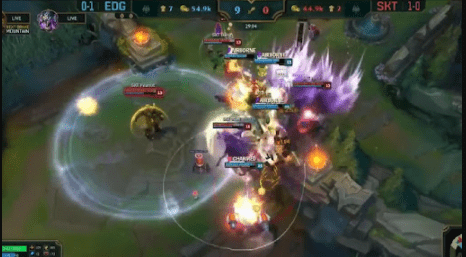 The legendary comeback of SKT T1 against EDG