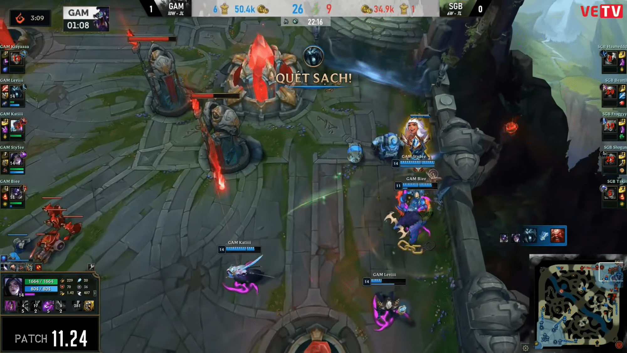 Levi "stole" Sty1e's pentakill in the final group stage match against SGB in VCS Winter 2021