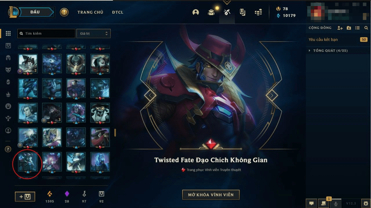 Players discovered that the Twisted Fate Space Thief skin was also inflated by Garena to 'exploit'