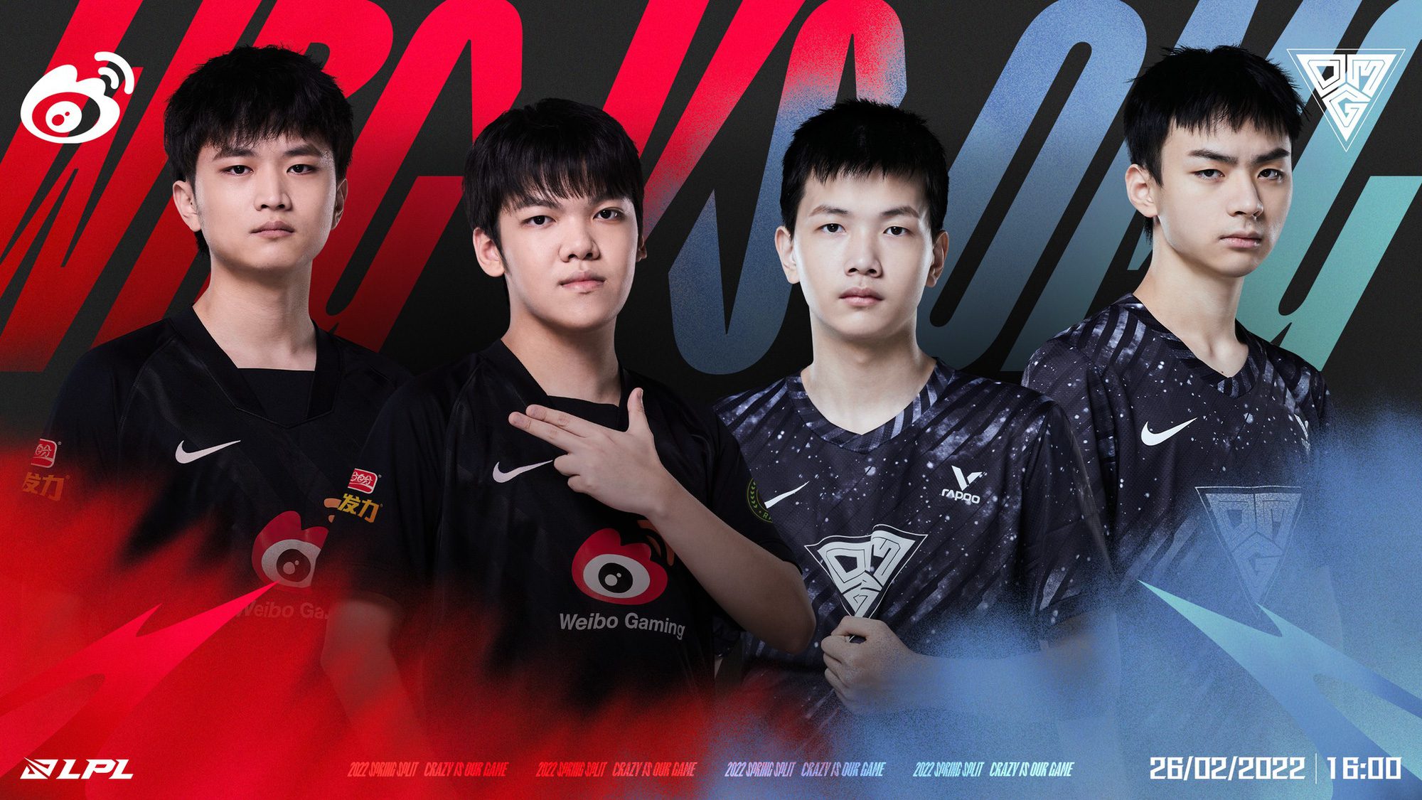 WBG faces off against the unpredictable opponent OMG on the last match day of week 6