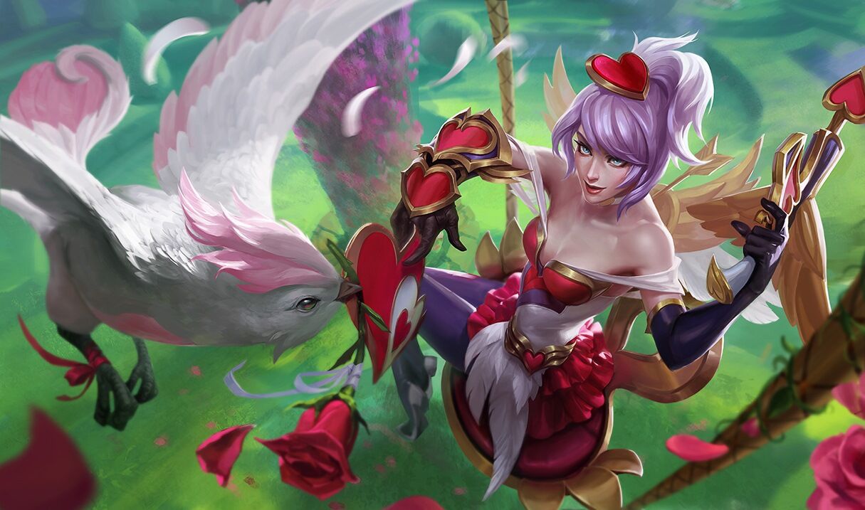 A rare appearance of Demacia’s Wings in a seductive image