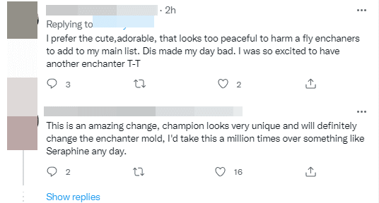 Many excited opinions about the design and skin of the new champion Renata