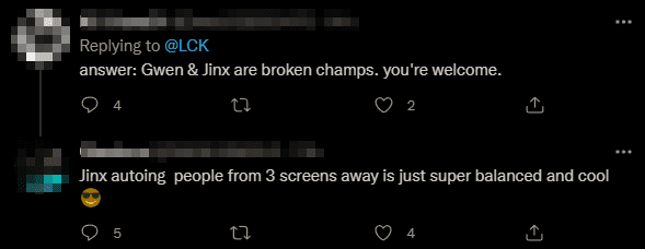 Fans admit that Riot has also 'supported' T1 with '200-year' Gwen and Jinx who are too 'overpowered'