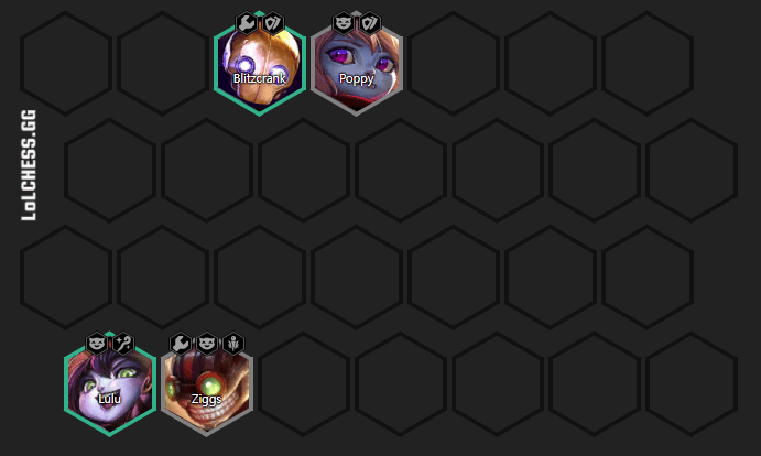 Starting lineup with 3 Yordles to accumulate more gold