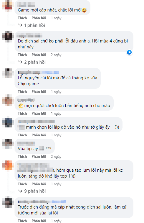 Players confirm the error has been acknowledged for a long time but was not addressed by Garena
