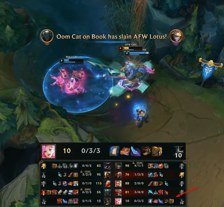After Pyke takes down Ezreal while affected by Renata's ultimate, Seraphine ends up receiving the shared bounty