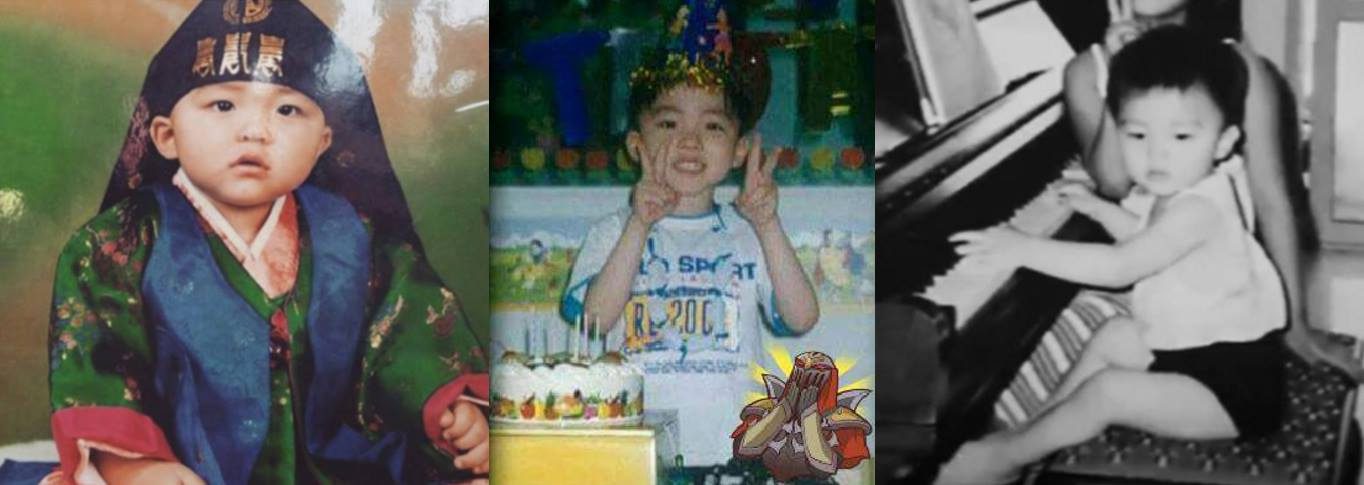 When he was young, Faker was quite a chubby and cute boy.