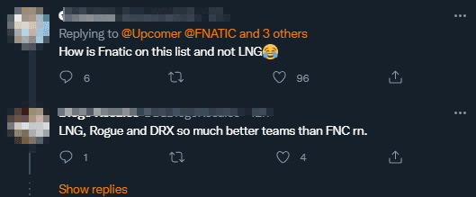 Many international fans do not understand why FNC is included