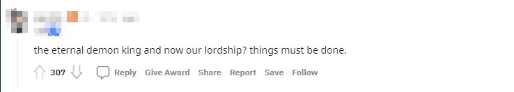 Both 'Immortal Demon King' and 'Sir' have spoken. Everything must be resolved