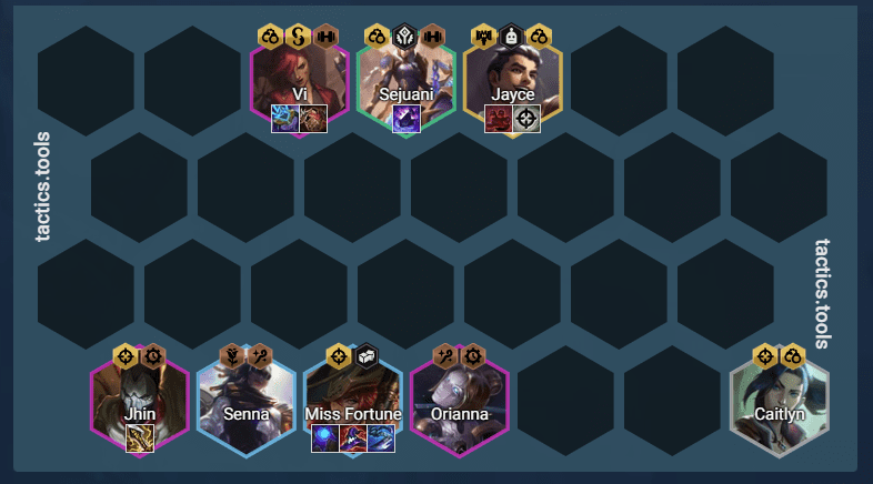 If you have the Marksman Emblem, you can replace Zeri with Senna to gain the Idol and Sorcerer effects