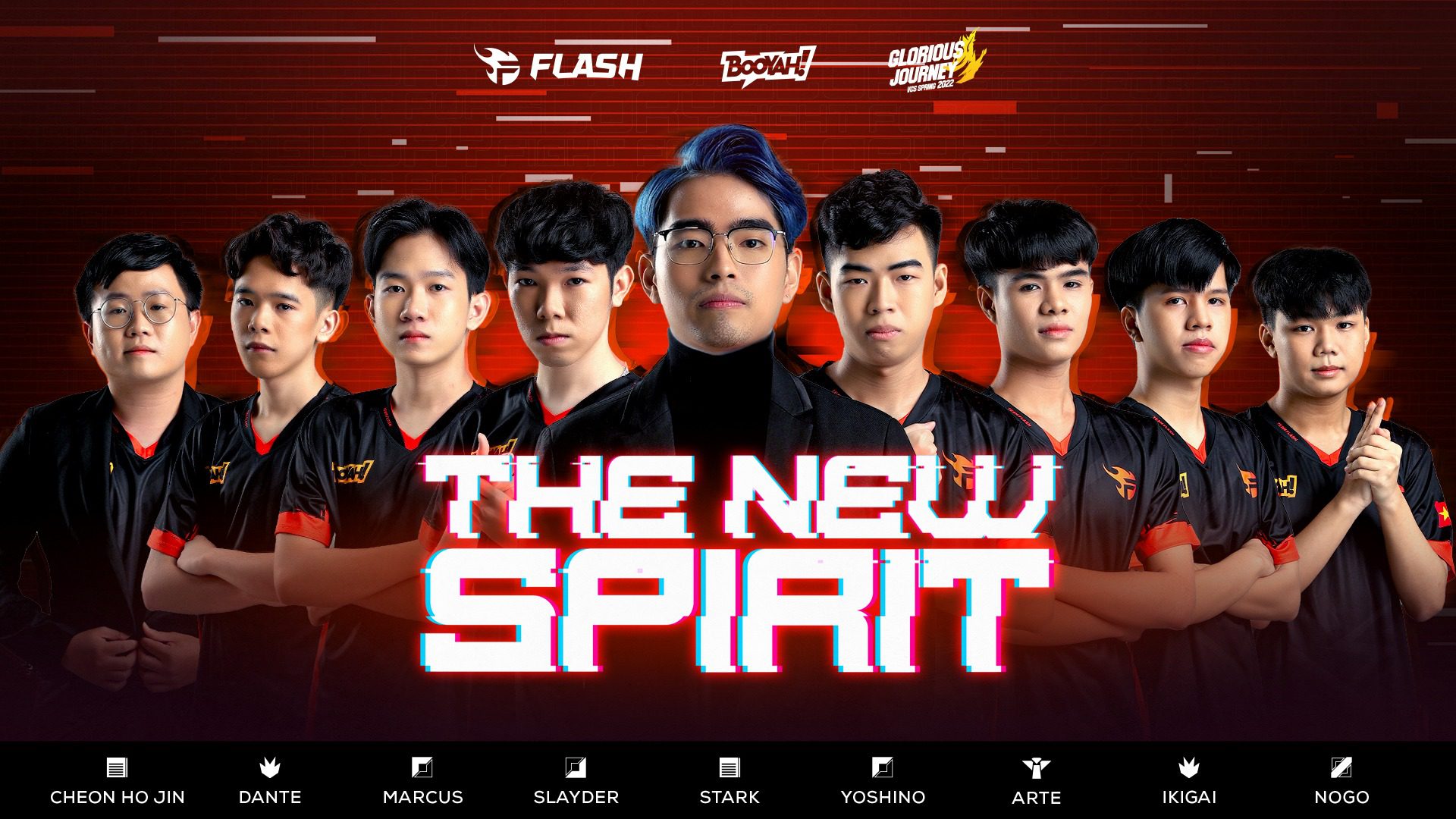 Nogo (circled) is the new mid-laner recruited by FL at the start of the 2022 season