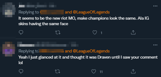 The League of Legends community suggests that Sylas in this skin line looks too much like Draven and is easily confusing