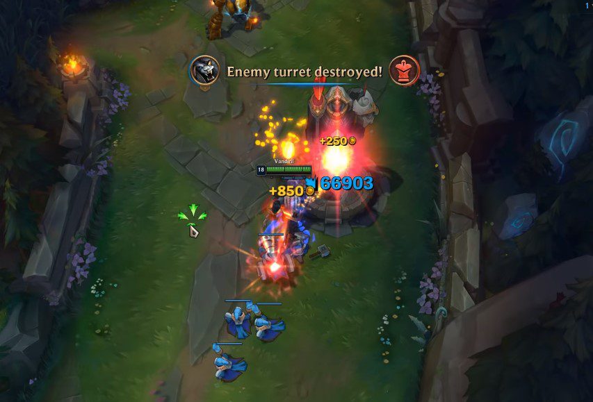 Whether it's a turret...