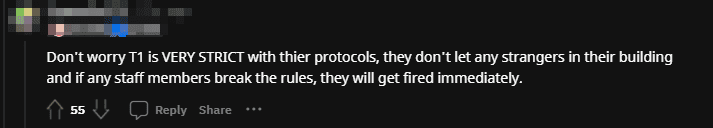 However, some believe that T1 will be fine as this team is known for their extremely strict health protocols
