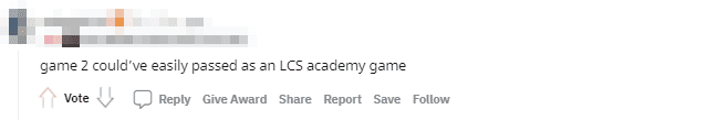 Game 2 could be mistaken for an academy match in the LCS.