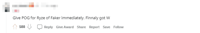Give MVP to Faker's Ryze right away! Finally got a win