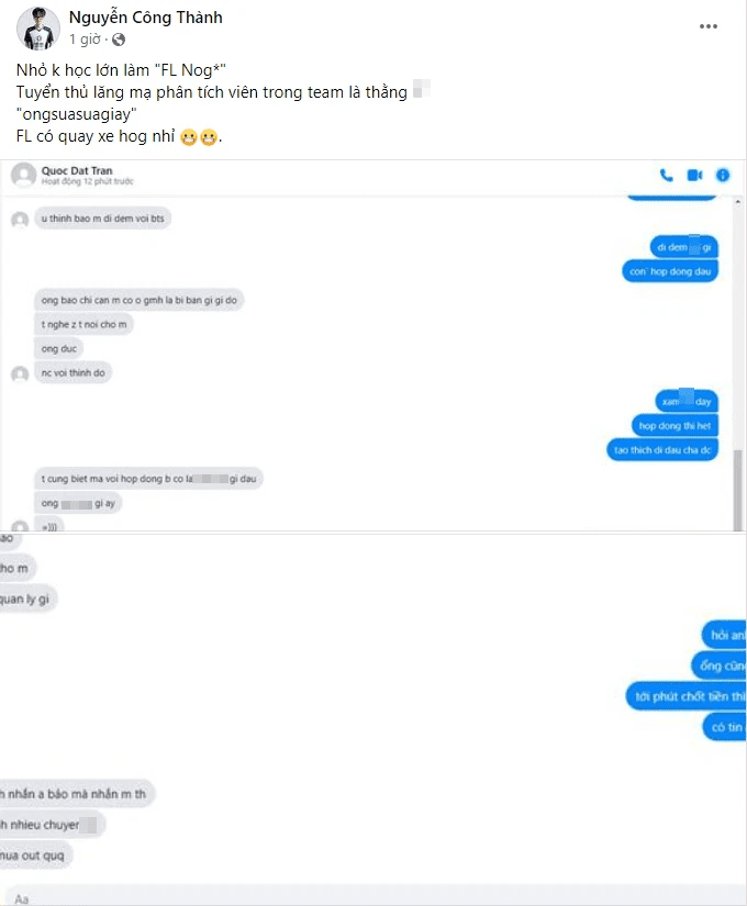 Maxx of Genius Esports accuses Team Flash's player Nogo of insulting the coaching staff of this team