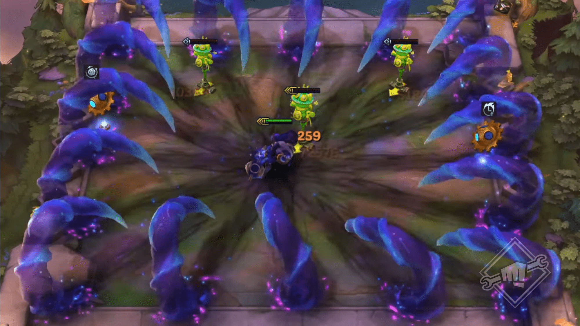 Illaoi in Season 7 one-shotting the entire board