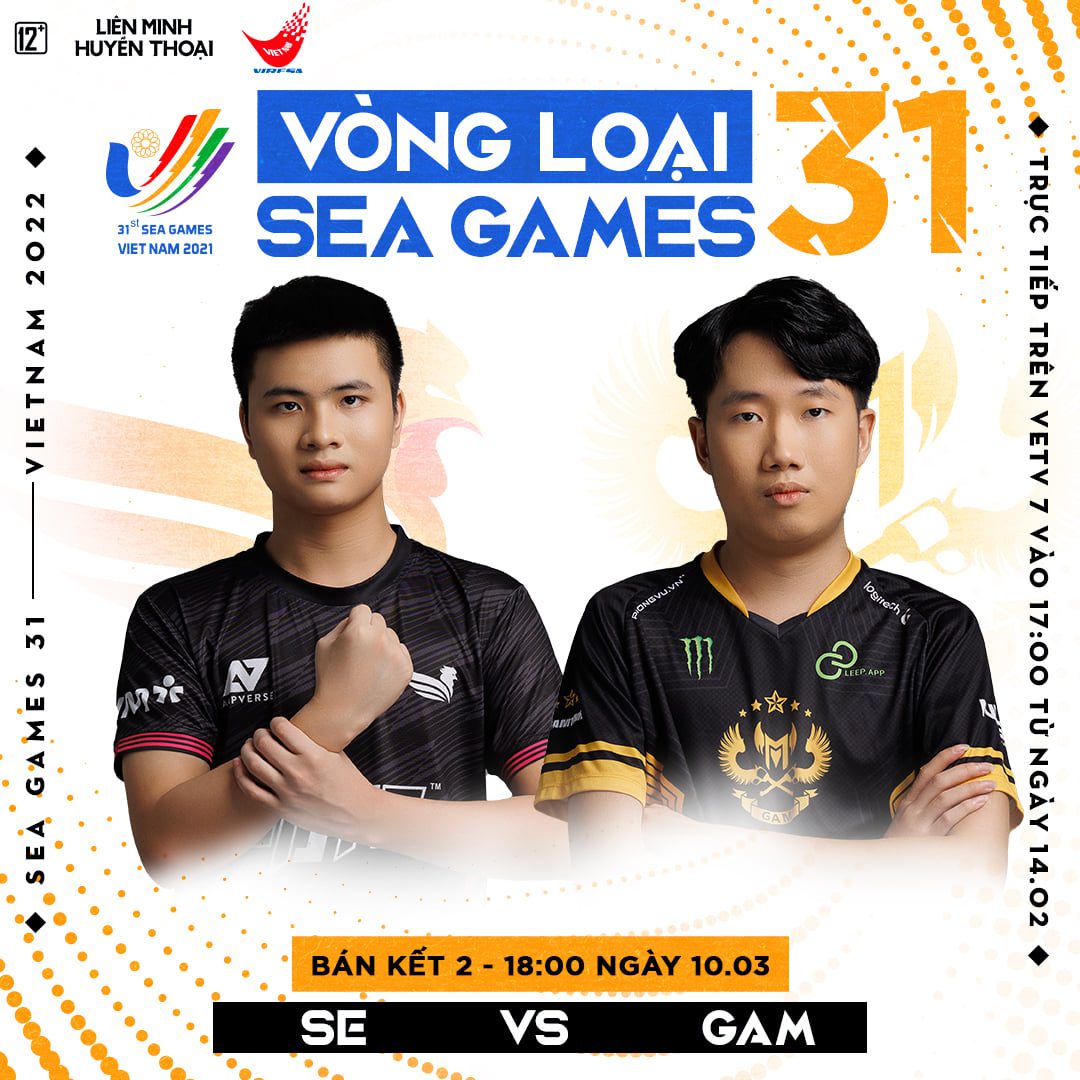 The most notable match in the SEA Games 31 qualifier semifinals: SBTC Esports - GAM Esports
